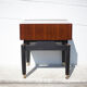 G-Plan bedside table in vintage wood and brass
