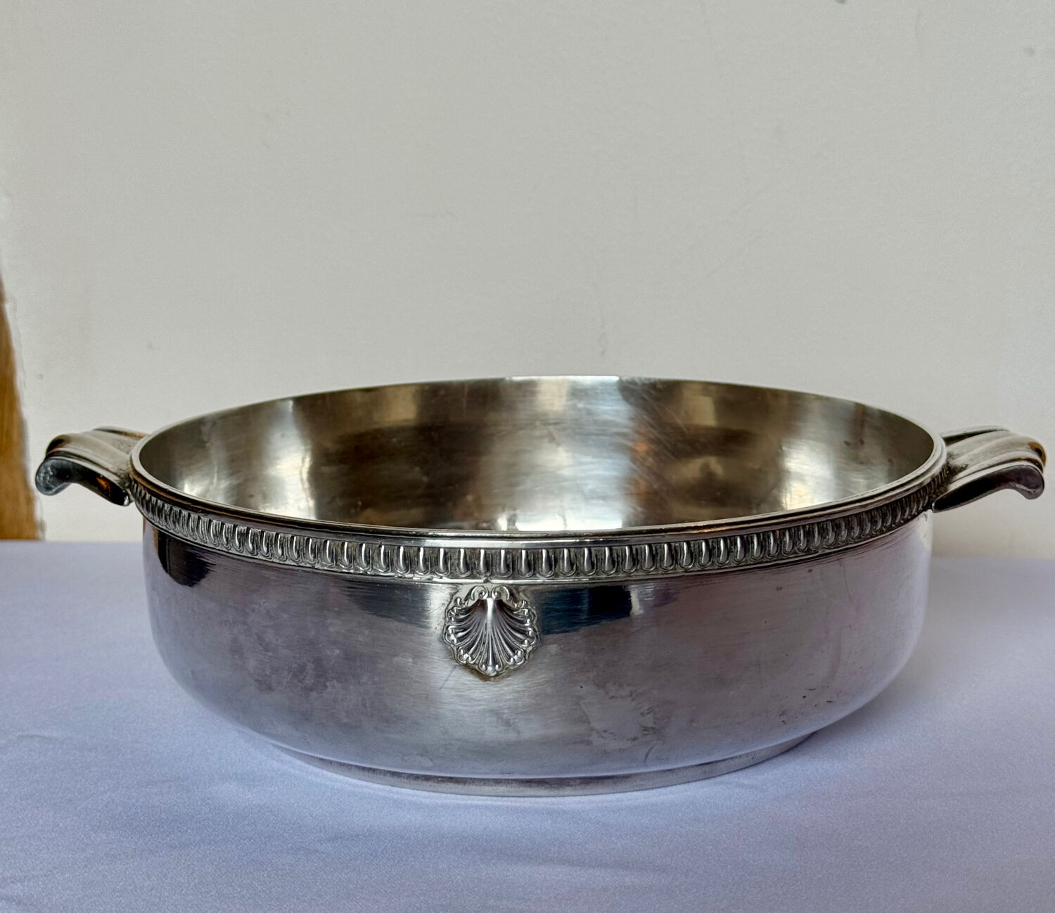 20th Century Silver-Plated Metal Compote/Cup