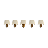 Set of 5 wall sconces, Herda, Holland, 1960s - 70s