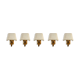 Ensemble de 5 appliques, Herda, Hollande, années 1960 - 70s