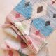 Long pastel runner rug - 492 x 88 cm