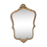 Golden mirror 52x32cm