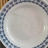4 Terre de Fer Saint Amand et Hamage plates “Chicorée Williot” model