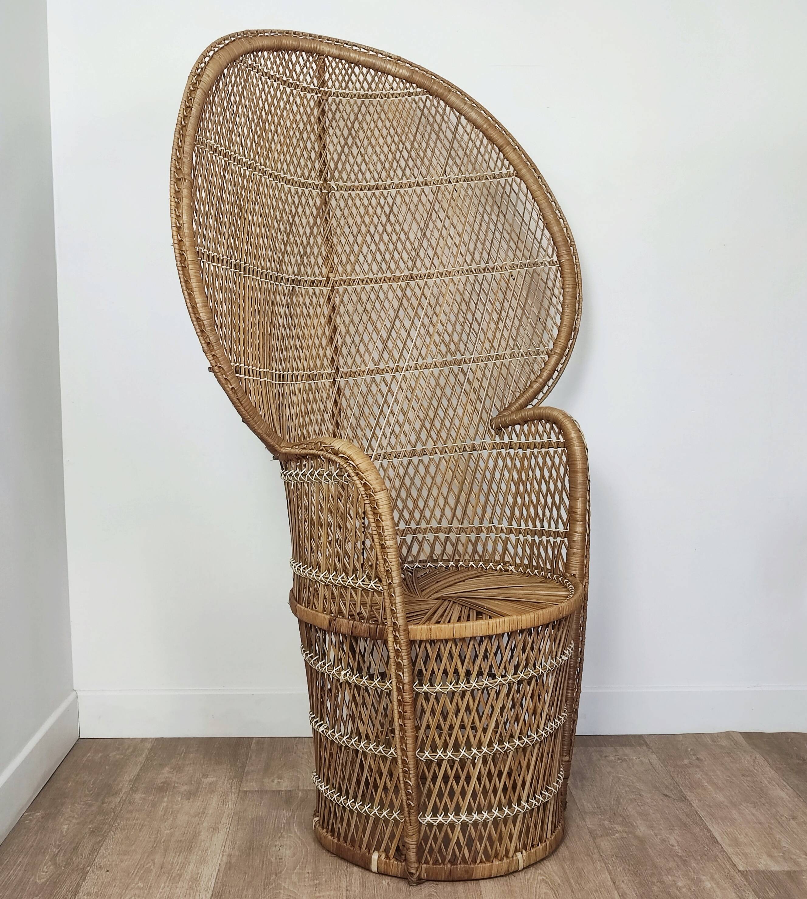 Fauteuil en rotin "Emmanuelle"