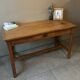 1950s solid wood farmhouse desk/table