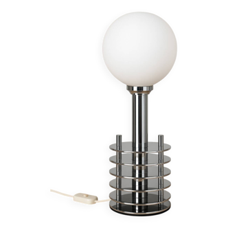 Vintage design chrome lamp base