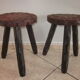 Paire de tabourets anciens