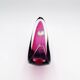 Murano Crystal Sommerso Fuchsia Turquoise Gondola Cup 19cm