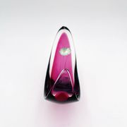 Murano Crystal Sommerso Fuchsia Turquoise Gondola Cup 19cm