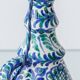 Fajalauza Ceramic Table Lamp with Hand-Woven Lampshade, Granada, Spain