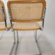 Ensemble de 5 chaises Cesca vintage par Marcel Breuer