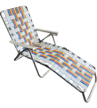 Chaise longue transat vintage