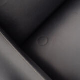 Leather armchair, danish design, 1970s, production: denmark