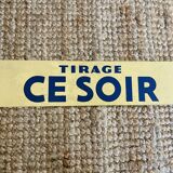 Loto advertising plaque from the 90s