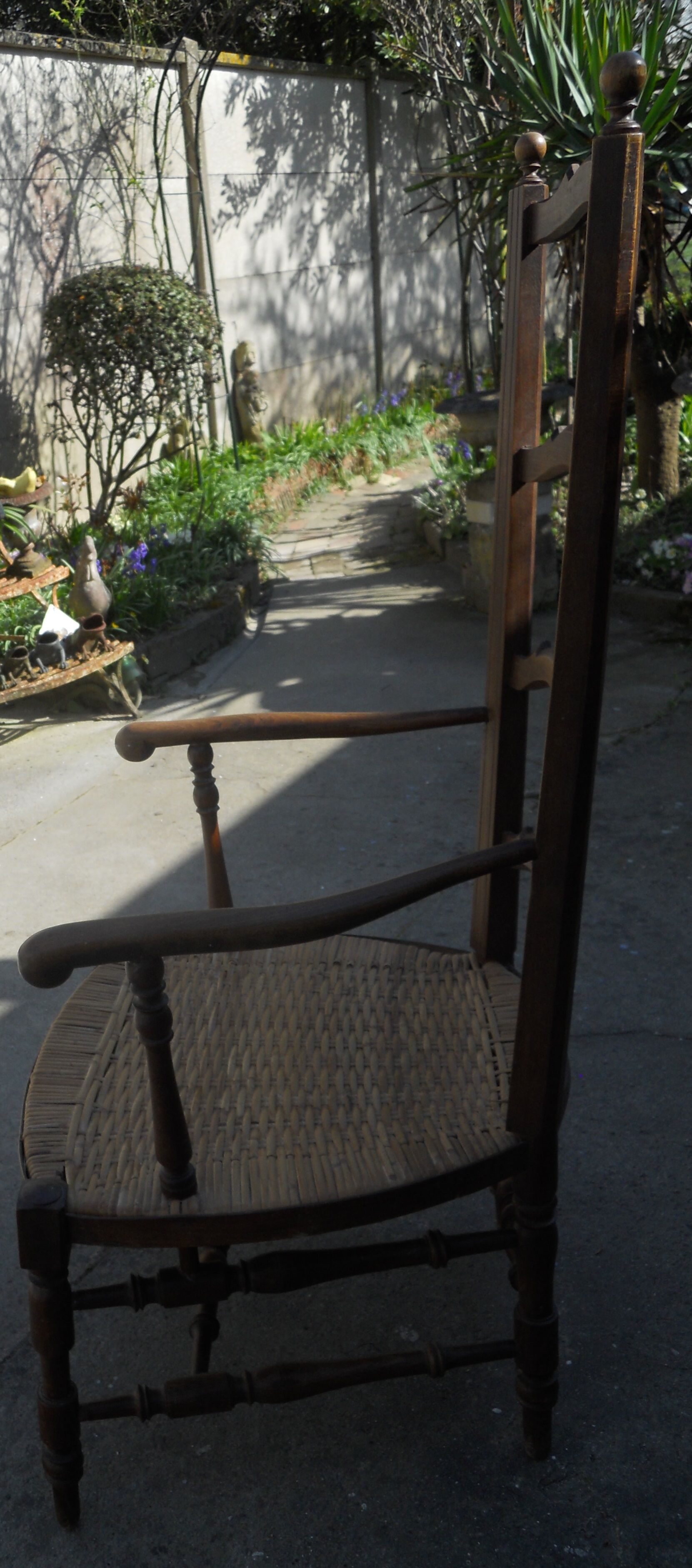 Provencal armchair old folk art