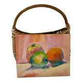 Acrylic painting 3 apples