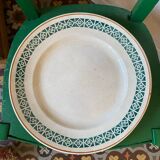 Large round Digoin dish.