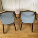 Louis-Philippe chairs carved in mahogany