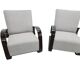 Pair of stunning Art Deco cantilever armchairs by M. Navratil, 1930s Czechoslovakia