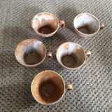 Set of 5 cups in sandstone