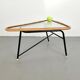 Vintage Rattan Coffee Table attributed to Dirk Van Sliedregt for Rohé Noordwolde, 1960s