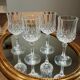 4 Arques crystal wine glasses