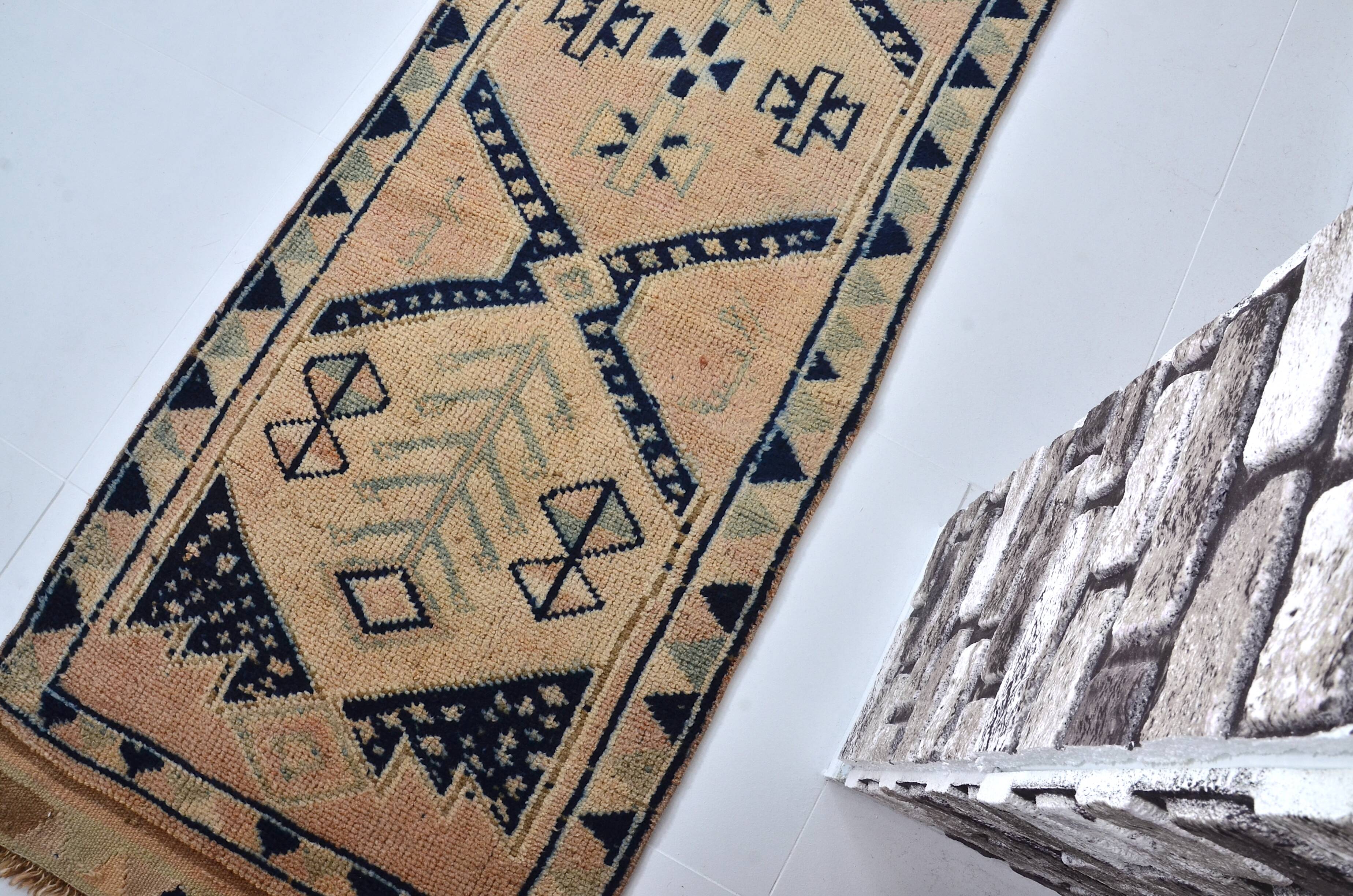 Vintage Handknotted Hallway Runner sku 2169