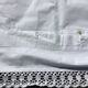 Monogram pillowcase LC edge crochet width 4cm