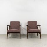 Pair of vintage armchairs, Poland, 1960s