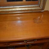 Louis XV style console in cherry wood