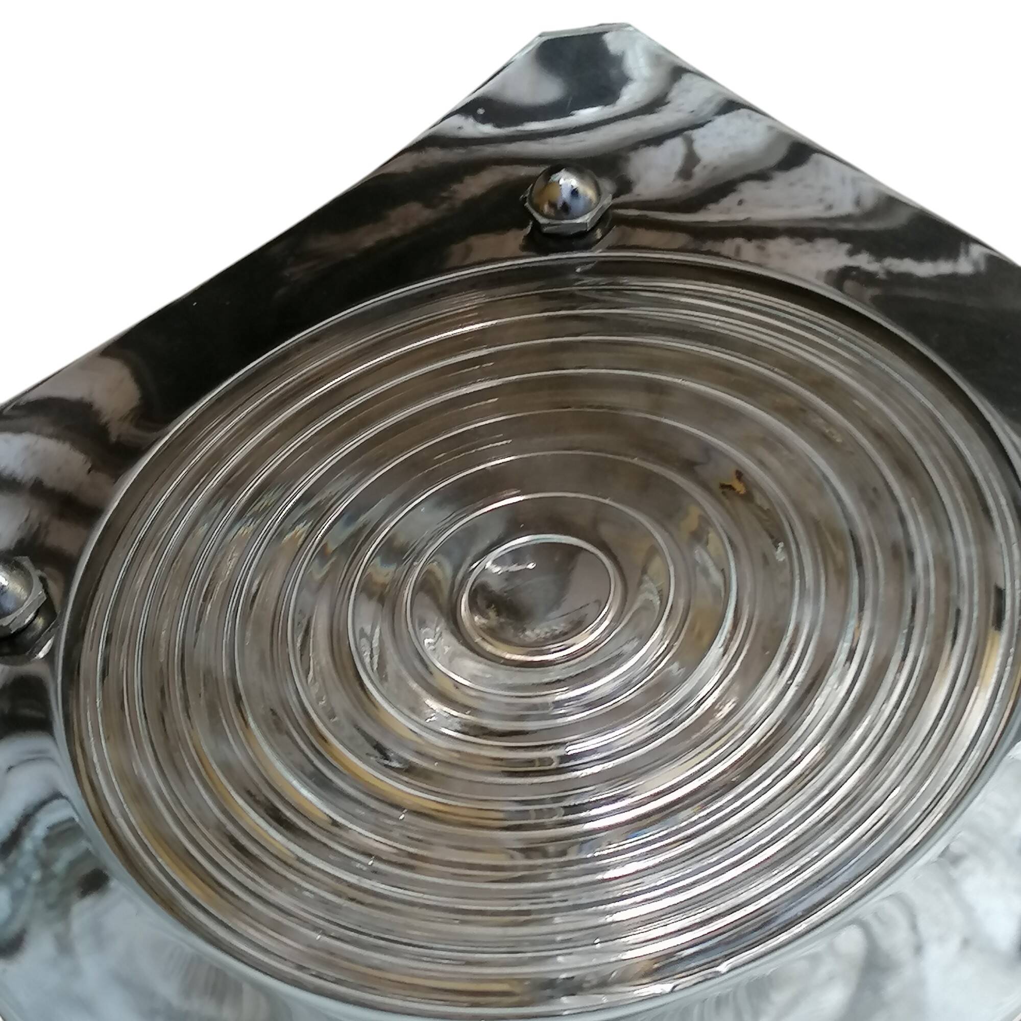 Lampada a sospensione  Space Age, anni '70 - Stile Mazzega / Toni Zuccheri