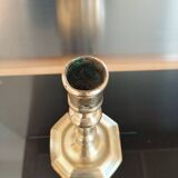 Gilded bronze candle holder