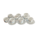 9 coffee cups arcopal model forget-me-not.