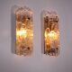 Wall lamps by Carl Fagerlund, Orrefors glass by Lyfa Denmark model Gefion