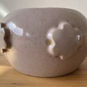 Tasse, sous-tasse et sucrier en céramique