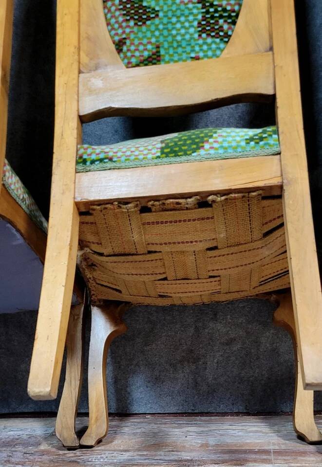 Series of Art Nouveau chairs