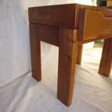 70s quality elm bedside table NF Prestige