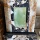 Pair of Art Deco marble and onyx bookends