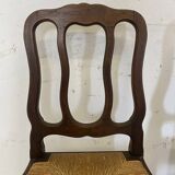 Pair of straw chairs 1900