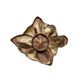 Art Nouveau Style Candlestick Leaf Shape, mid-century