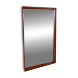 Mid-century modern walnut mirror, Sweden, 1960s