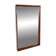 Mid-century modern walnut mirror, Sweden, 1960s