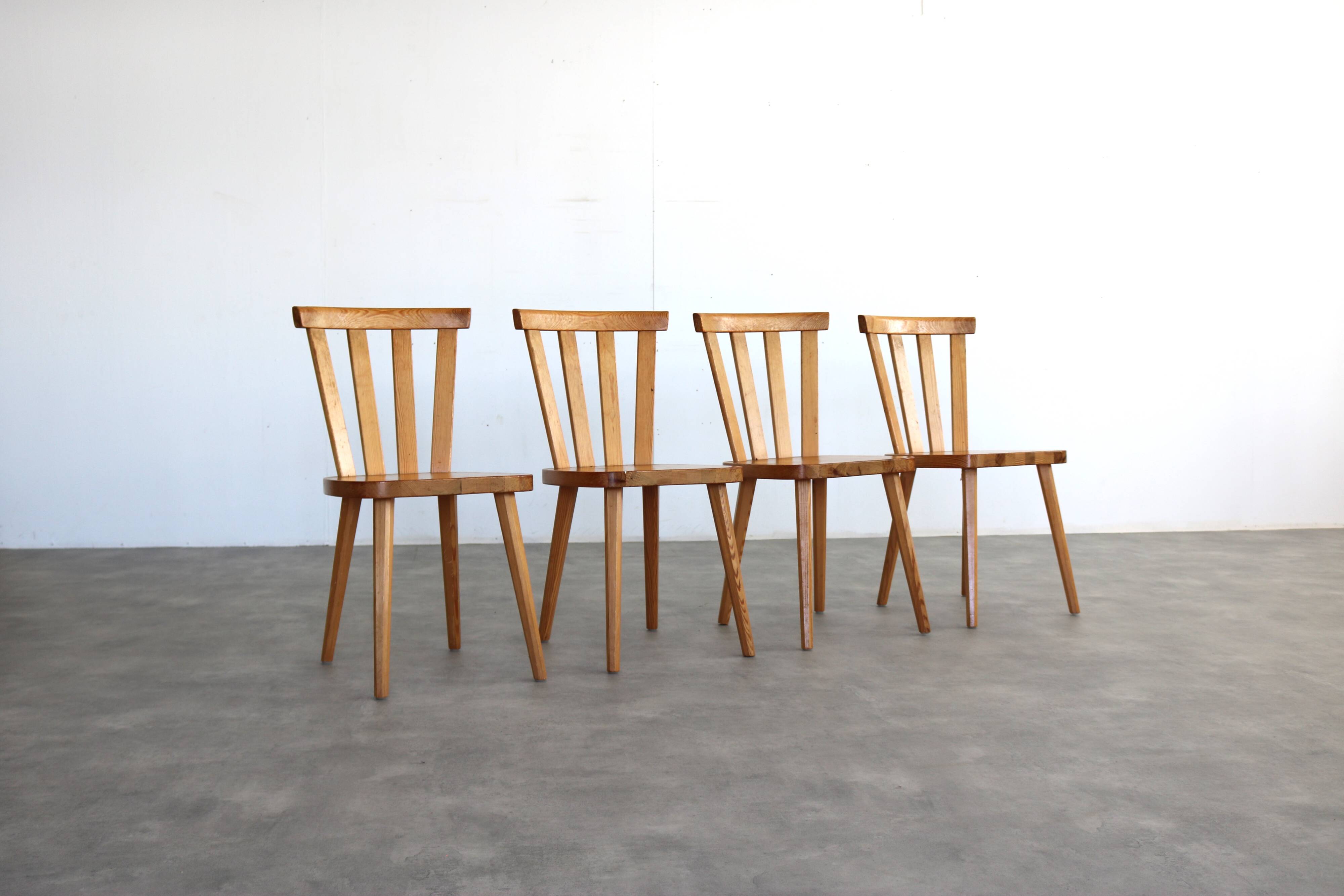 chaises vintage | chaises de salle à manger | pin | Suède