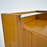 1960s pair of midcentury bedside tables by Mojmir Požár, Czechoslovakia