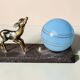 Lampe veilleuse Art Déco au faon, 1930
