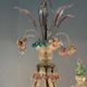 Large Venetian Rezzonico chandelier in multi-colored Murano glass, circa 1920