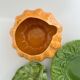 Pumpkin soup tureen in slipware