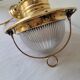 Holophane marine wall light in brass