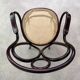 "Angel Back" armchair in bent wood no. 19 by Thonet