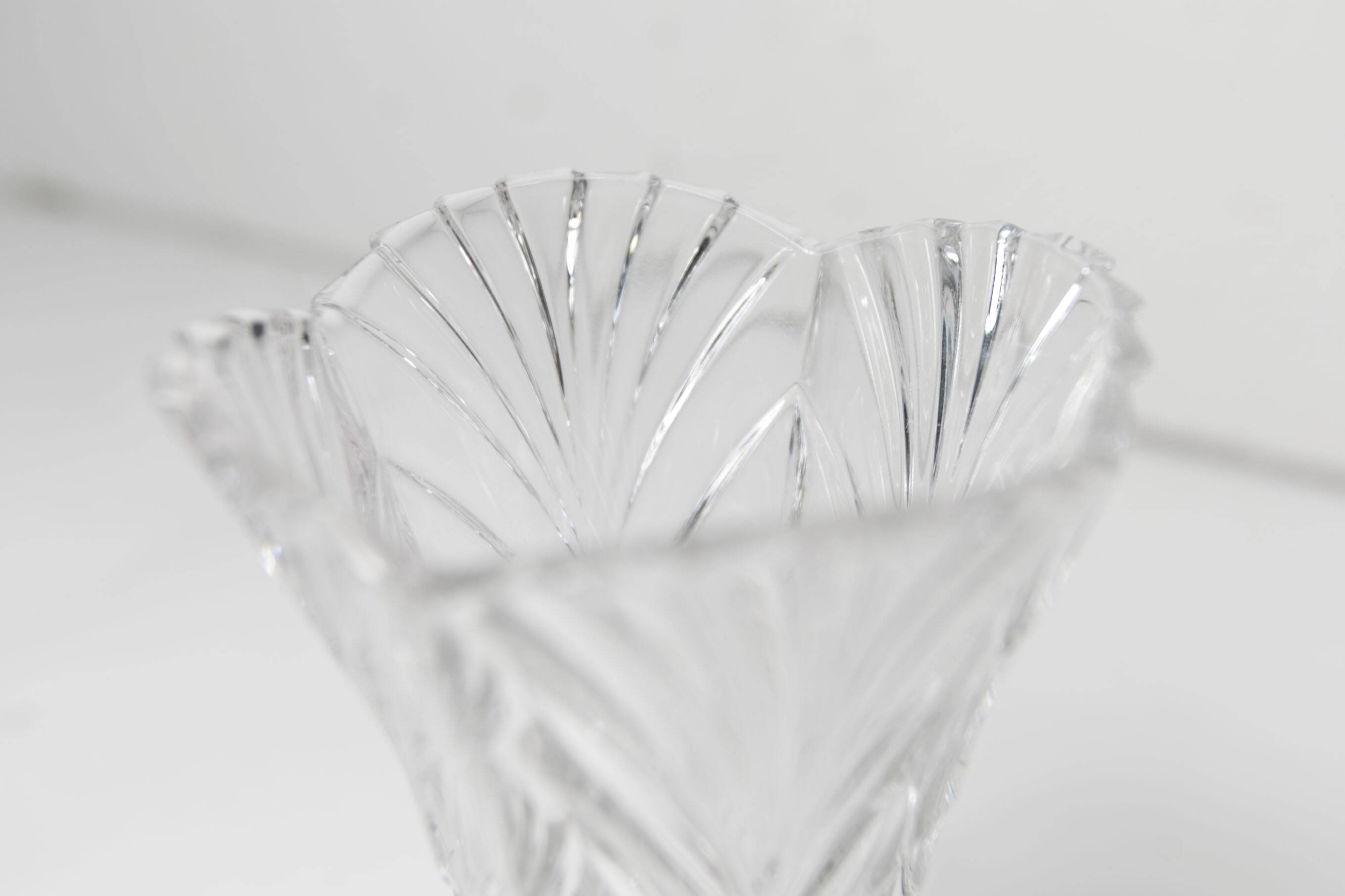 Crystal vase stamped Klein house 54120 Baccarat France